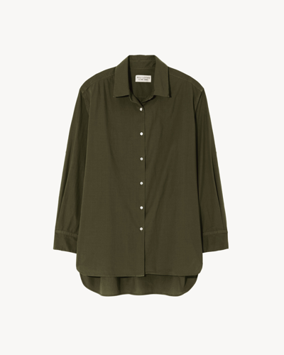 Nili Lotan Yorke Shirt In Clover