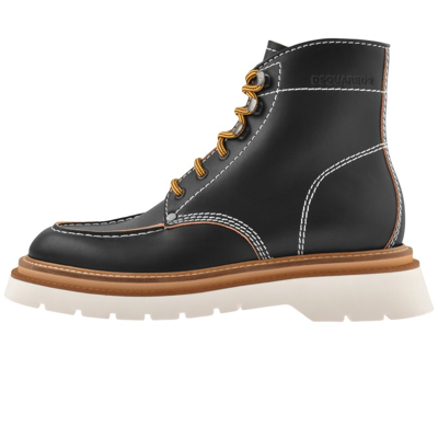 Dsquared2 Joe Combat Boots In Black