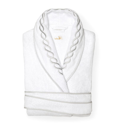 Pratesi Cotton Treccia Bathrobe (large) In Grey