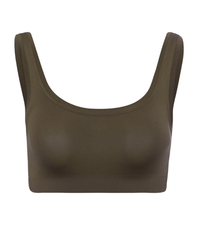 Hanro Touch Feeling Crop Top In Wood
