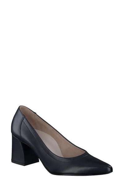 Paul Green Kami Pointed Toe Pump In Ocean Soft Nappa