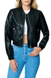 BLANKNYC BLANKNYC FAUX LEATHER BOMBER JACKET