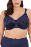 Elomi Cate Full Figure Underwire Lace Cup Bra El4030, Online Only In Ink