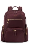 Tumi Voyager Carson Nylon Backpack In Beetroot