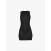 Wardrobe.nyc Release 07 Ribbed Cotton-jersey Dress In Black