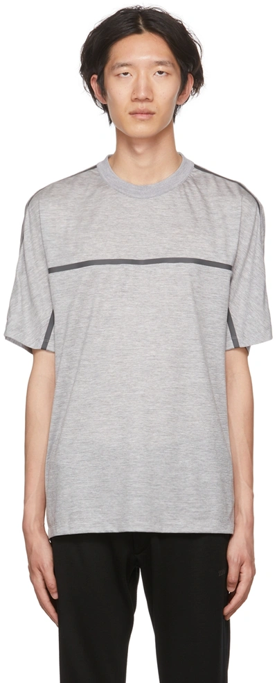Zegna Gray Merino T-shirt In K95 Grey