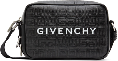 Givenchy Logo-print Coated Canvas Cross-body Bag In Black