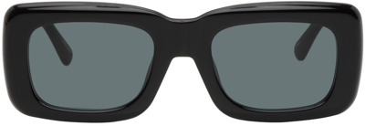 Attico Black Linda Farrow Edition Marfa Sunglasses