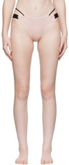 Nensi Dojaka Ssense Exclusive Pink Briefs In 1 Blossom