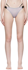 Nensi Dojaka Ssense Exclusive Blue Briefs In 2 Pearl Blue / Black