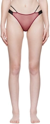 Nensi Dojaka Ssense Exclusive Burgundy Briefs In 4 Burgundy