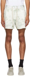 Tiger Of Sweden Green Twolum Shorts In X81 - Print