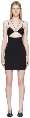 NENSI DOJAKA SSENSE EXCLUSIVE BLACK MINIDRESS