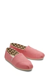 Toms Alpargata Slip-on In Medium Pink