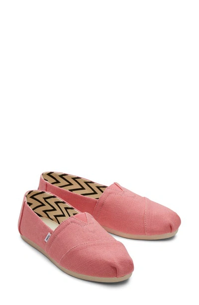 Toms Alpargata Slip-on In Medium Pink