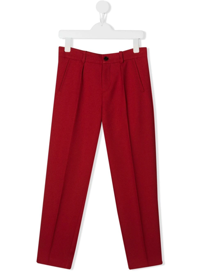 Gucci Kids' Mid-rise Slim Chinos
