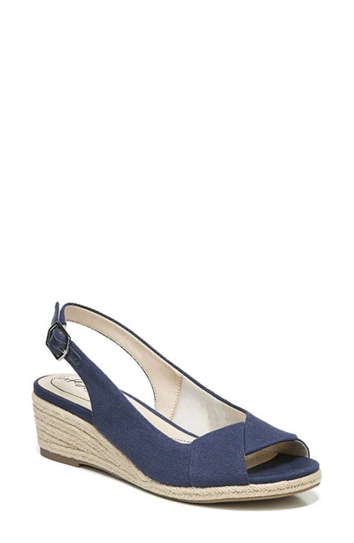 Lifestride Socialite Espadrille Slingback Sandal In Blue