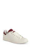 Adidas Originals Stan Smith Sneaker In Off White/ Grey/ Burgundy