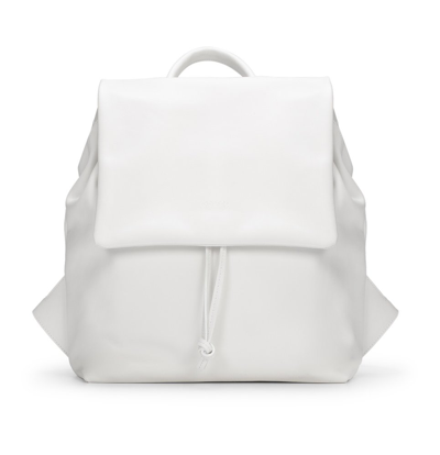 Marsèll Patta Drawstring Backpack In White