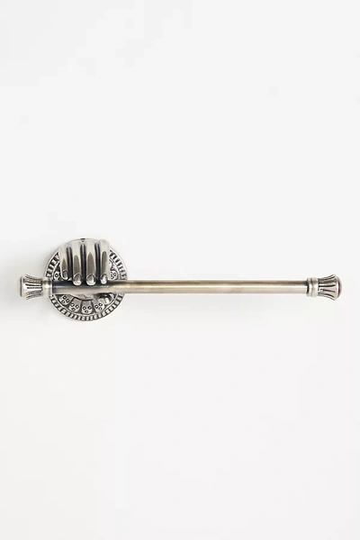 Anthropologie Nellie Toilet Paper Holder In Silver