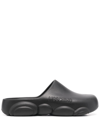 Moschino Synthetic Fibers Mules In Black