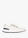BRUNELLO CUCINELLI SNEAKERS WITH PERFORATED DETAIL
