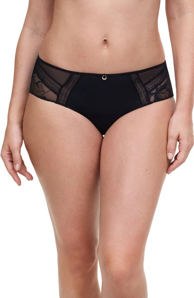 Chantelle Lingerie True Lace Hipster Briefs In Black