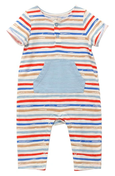 Peek Essentials Babies' Stripe Cotton Romper