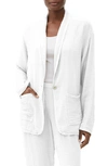 Michael Stars Dana Cotton Gauze Relaxed Blazer In White
