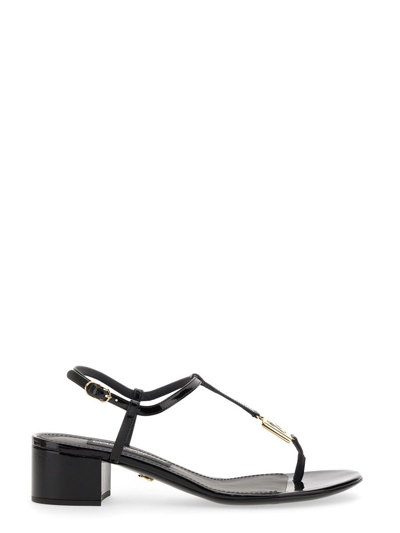 Dolce E Gabbana Women's  Black Other Materials Sandals