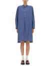 APC A.P.C. WOMEN'S BLUE OTHER MATERIALS DRESS,COEYHF05968IAA 36