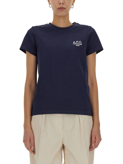 Apc . Womens Blue Other Materials T-shirt