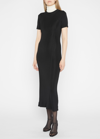 The Row Essentials Robi Crepe Maxi Dress In Black