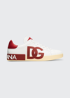 Dolce & Gabbana Logo-print Lace-up Sneakers In White/blck