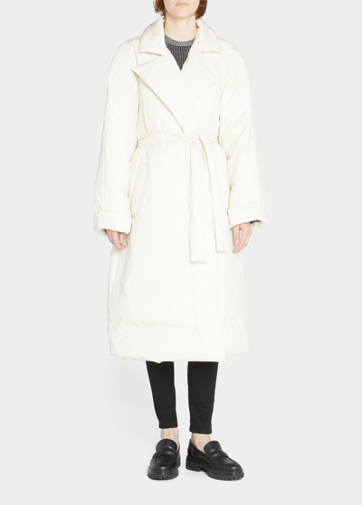 3.1 Phillip Lim / フィリップ リム Long Ripstop-duvet Puffer Jacket In Parchment