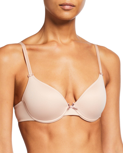 Chantelle Basic Invisible Memory Foam T-shirt Bra In Hazelnut-ol