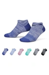 Nike 6-pack Everyday Lightweight No-show Training Socks In Multicolor Group 1