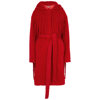 Stella Mccartney Fringe-trim Belted Long Teddy Coat