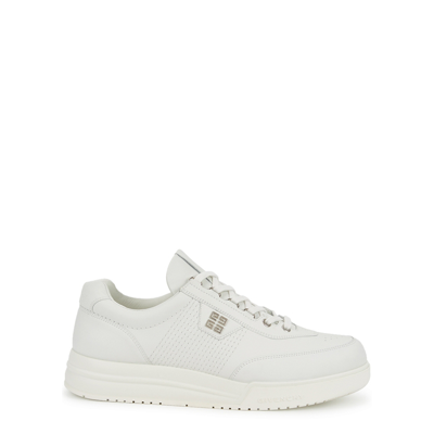Givenchy Man G4 Sneakers In White Leather