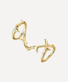 Shaun Leane Gold Plated Vermeil Silver Rose Thorn Hinged Ring