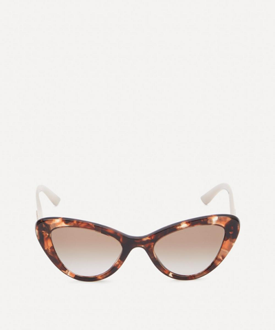 Prada Acetate Cat-eye Sunglasses In Havana