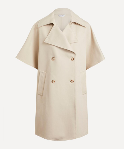 Max Mara Fatta Cape In Beige
