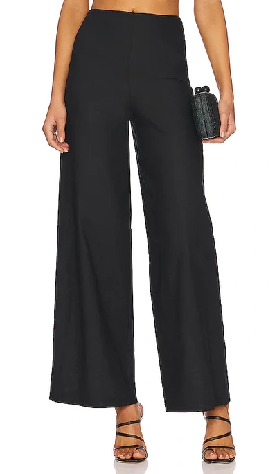 Sndys Nina Linen Pant In Black