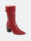 Journee Collection Collection Women's Tru Comfort Foam Wilo Boot In Red