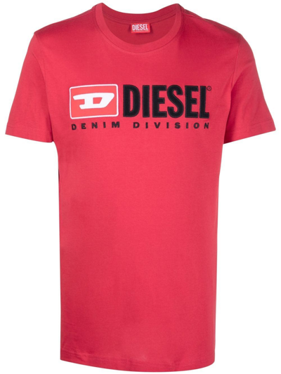 Diesel T-diegor-div In Red
