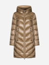 MONCLER CAMBALES LONG QUILTED NYLON DOWN JACKET