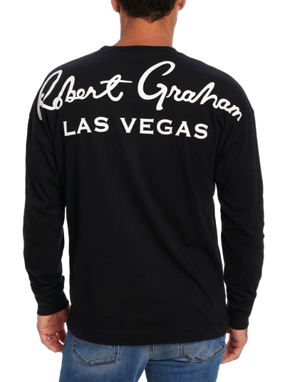 Robert Graham Las Vegas Long Sleeve T-shirt In Black