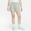Nike Women's  Sportswear Club Fleece Mid-rise Shorts In Grey