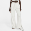 Nike Women's  Sportswear Everyday Modern High-waisted Fleece Open-hem Pants In White