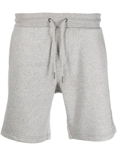 Tommy Hilfiger Drawstring-waist Cotton Track Shorts In Grau